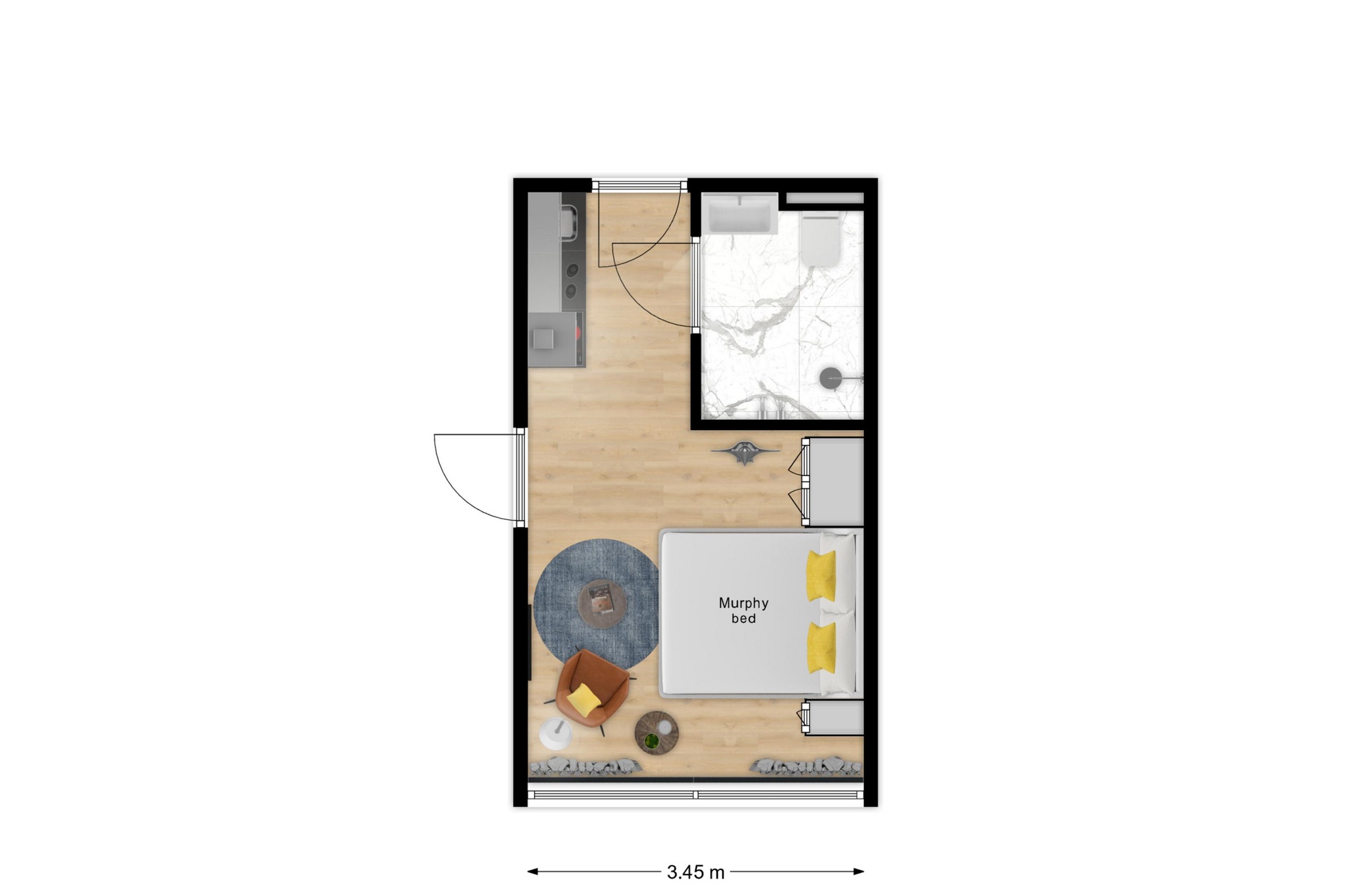 Plattegrond(bed) murphy